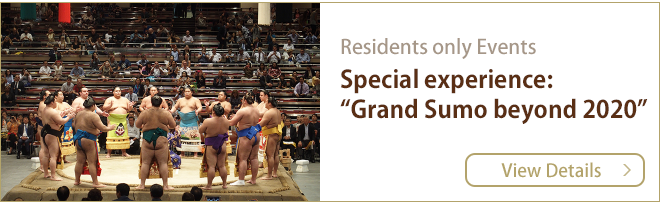 Residents only Event Sumo experience for MORI LIVING Residents