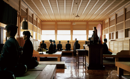 青松寺での座禅会